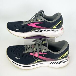Brooks Adrenaline GTS 23 Running Shoes Black/Knockout Pink - WOMENS 11.5